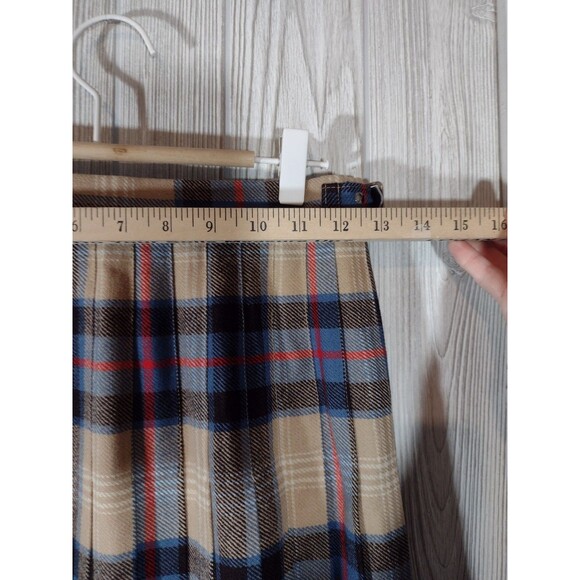Vintage James Dalgliesh Tartan Plaid Wool Scottish Kilt Skirt 8 Punk Goth - Picture 12 of 12